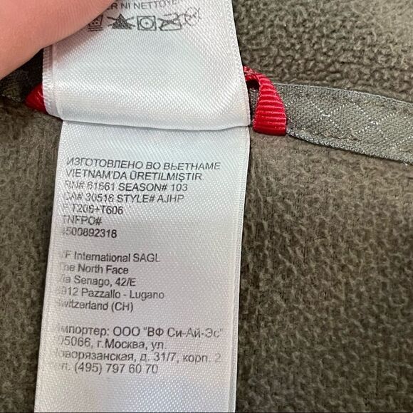 The‎ North Face Olive green women’s fleece pullover M - Picture 8 of 8